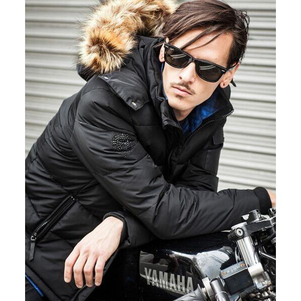 SHIFFON / シフォン 【Roen】スカルポイントファー付ダウンジャケット