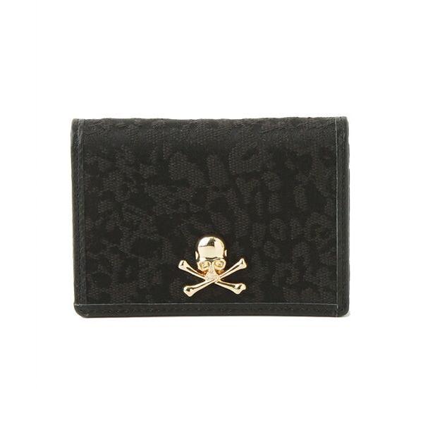 SHIFFON / シフォン 【Roen】レオパードジャガード スカルカードケース（名刺入れ）/ S...