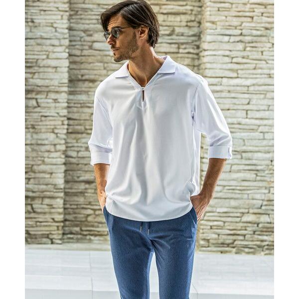 SHIFFON / シフォン スキッパープルオーバーシャツ