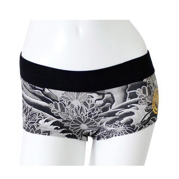 SHIFFON / シフォン 【RebeL】レディース梵天コラボ荒波菊プリントアンダーウェア