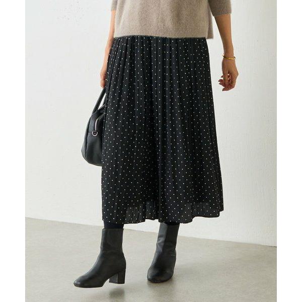 BEARDSLEY / ビアズリー シワシフォンギャザーパンツ(ドット)