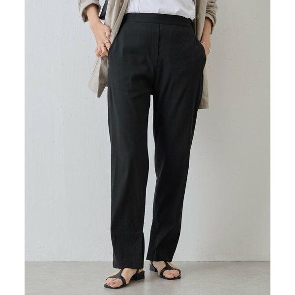 BEARDSLEY / ビアズリー リネン混スリムパンツ