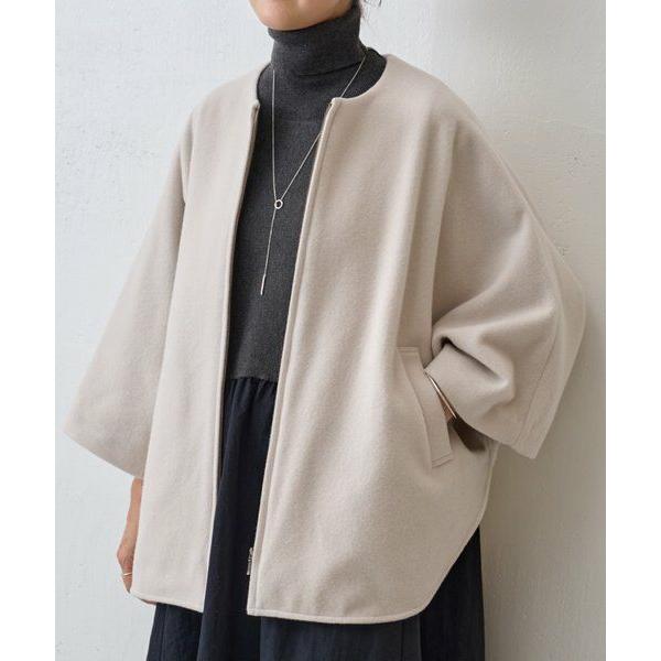 BEARDSLEY / ビアズリー ウールポンチョコート