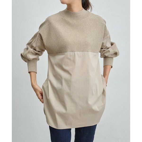 BEARDSLEY / ビアズリー ニットレイヤーシャツ