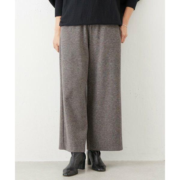 BEARDSLEY / ビアズリー ウールライクウエストリブパンツ