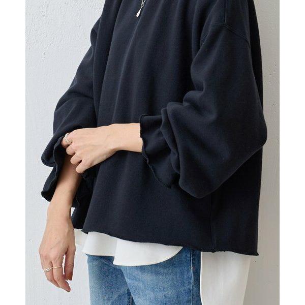 BEARDSLEY / ビアズリー 袖口フリルトレーナー