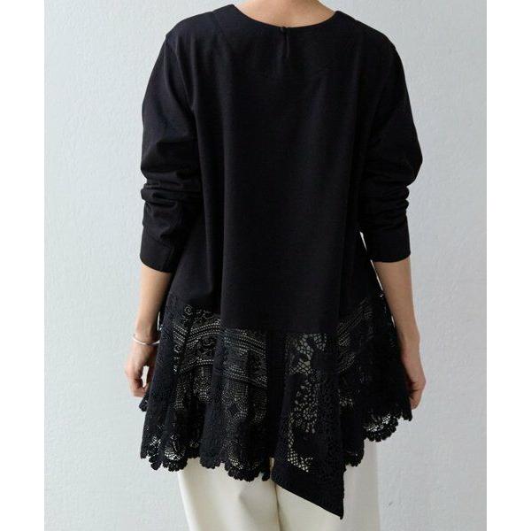 BEARDSLEY / ビアズリー コットンレースカットソー