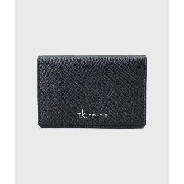 tk.TAKEO KIKUCHI / ティーケー タケオキクチ 【牛革】サフィアーノカードケース