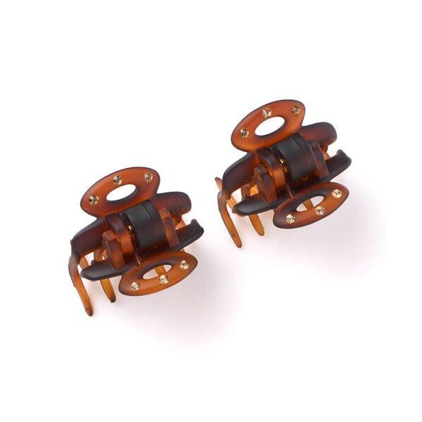 Complex Biz / コンプレックスビズ ドーム石付クリップ 2個セット