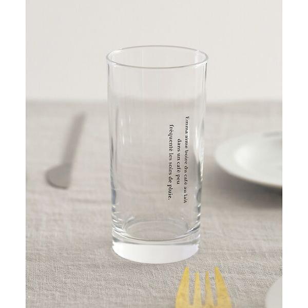 Rouge vif la cle / ルージュ・ヴィフ ラクレ 【一部店舗限定】縦ロゴ入りグラス