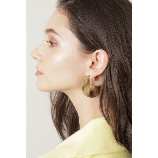 PINKY &amp; DIANNE / ピンキーアンドダイアン ラウンドプレートピアス