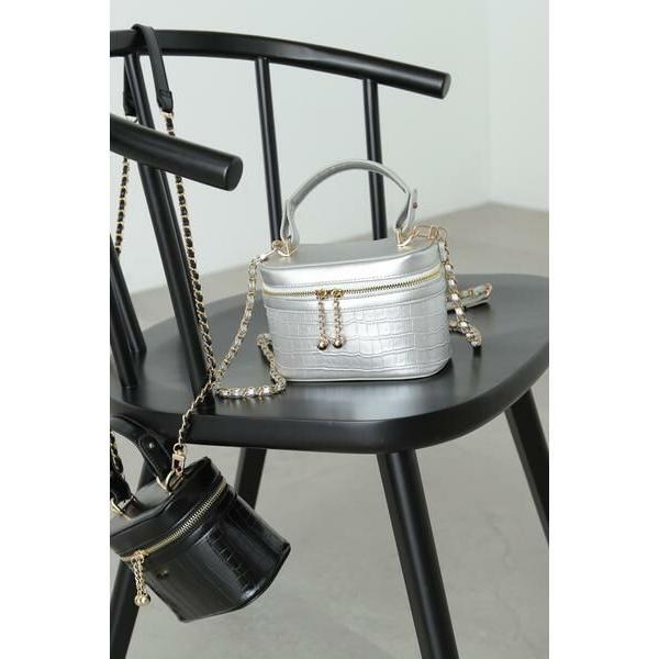 PINKY &amp; DIANNE / ピンキーアンドダイアン 型押しバニティバック