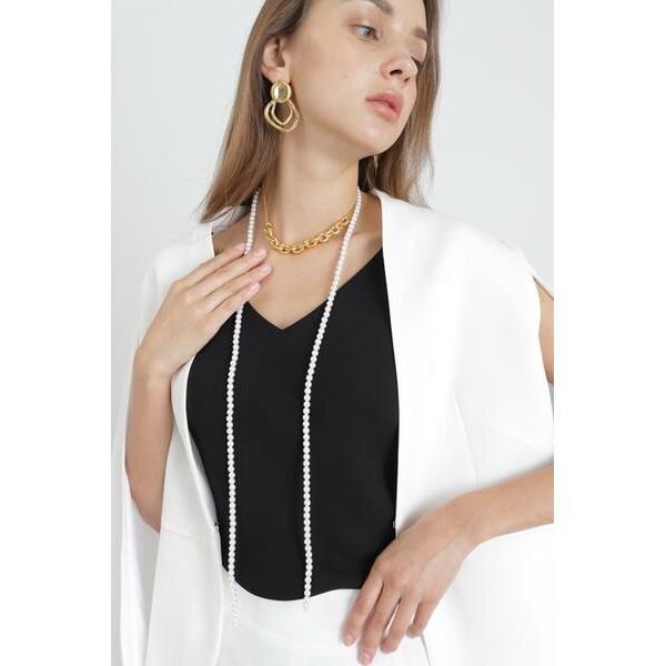 PINKY &amp; DIANNE / ピンキーアンドダイアン チェーンコンビパールラリエット