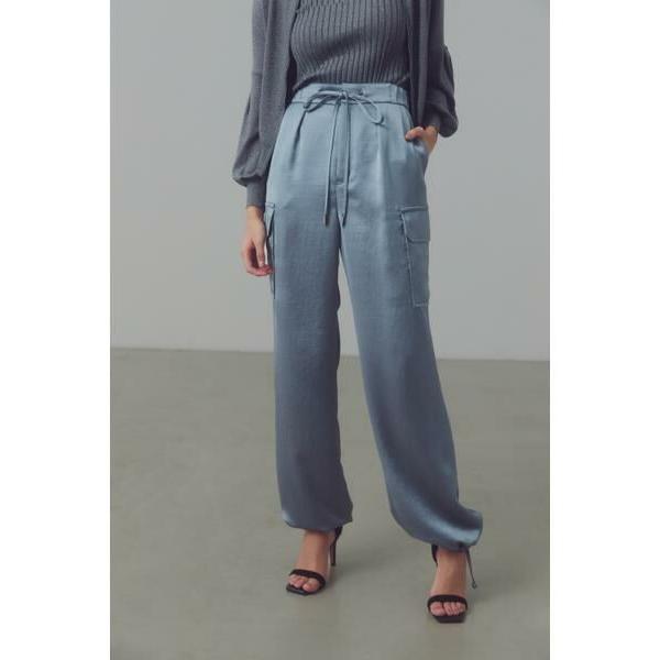 PINKY &amp; DIANNE / ピンキーアンドダイアン ◆サテンカーゴパンツ