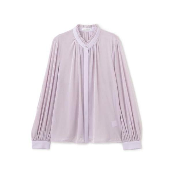 PINKY &amp; DIANNE / ピンキーアンドダイアン ◆ベルベットコンビギャザーブラウス