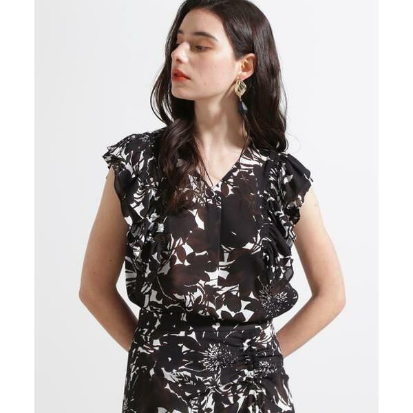 PINKY &amp; DIANNE / ピンキーアンドダイアン ◆グラデーションフラワープリントブラウス