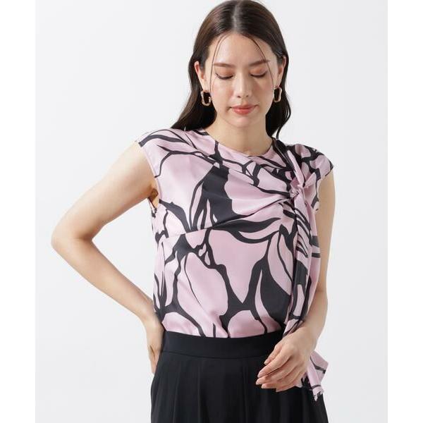 PINKY &amp; DIANNE / ピンキーアンドダイアン アートフラワープリントブラウス