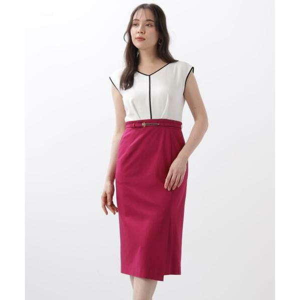 PINKY &amp; DIANNE / ピンキーアンドダイアン ◆バイカラーコンビワンピース