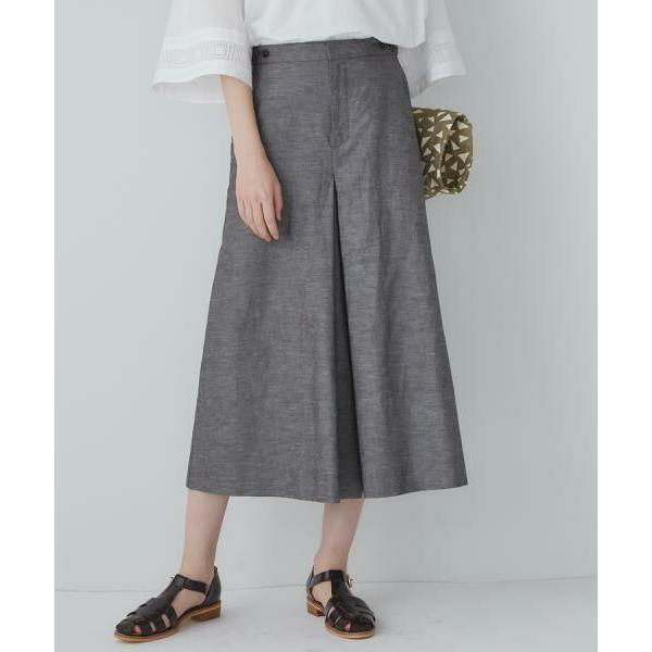 human woman / ヒューマンウーマン ◆綿麻シャンブレースカーチョ