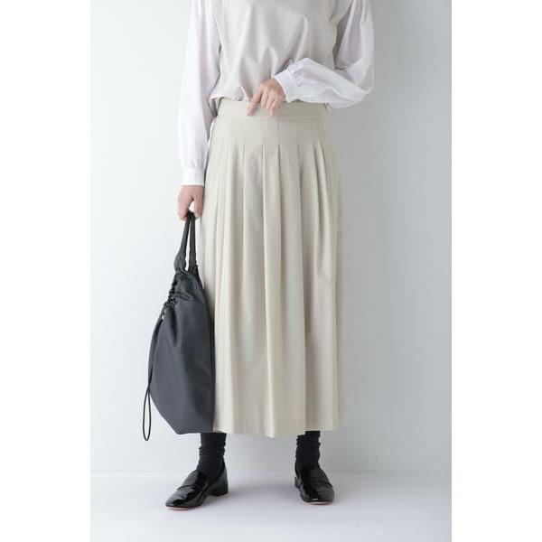 human woman / ヒューマンウーマン ◆プレーティングジャージーランダムタックスカート