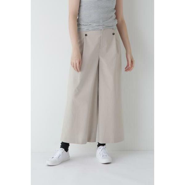 human woman / ヒューマンウーマン ◆コットンポリレーヨンリネンマリンパンツ