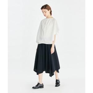 MARcourt / マーコート mizuiro ind ギャザーネックサイドタックプルオーバー