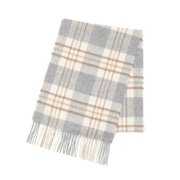 Couture Brooch / クチュールブローチ チェック柄ストール