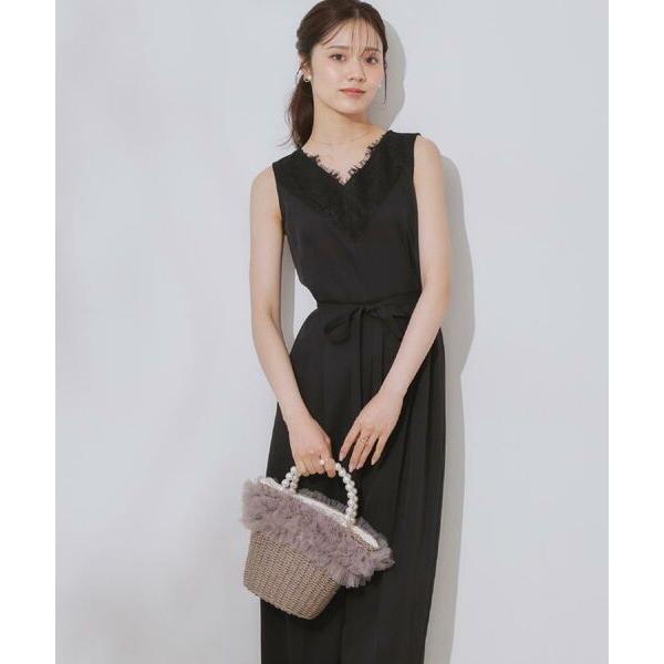 Couture Brooch / クチュールブローチ 【一枚で着映える】レース切替デザインオールイン...