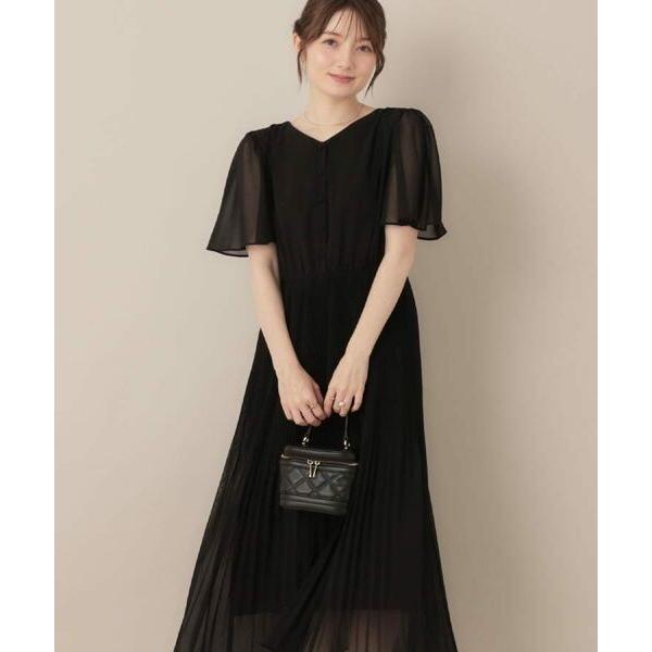 Couture Brooch / クチュールブローチ 【二の腕カバー・楽ちん・通勤】シフォンプリーツ...