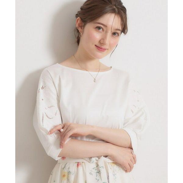 Couture Brooch / クチュールブローチ 【接触冷感・UVカット】エンブロドルマントップ...