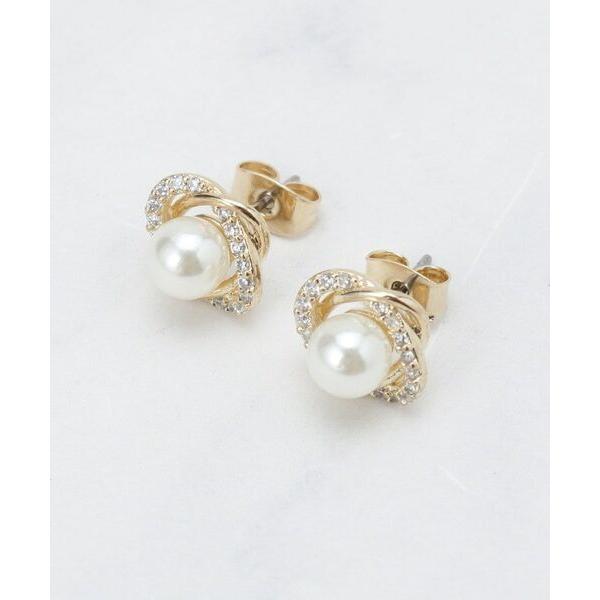Couture Brooch / クチュールブローチ パール調ビジューピアス