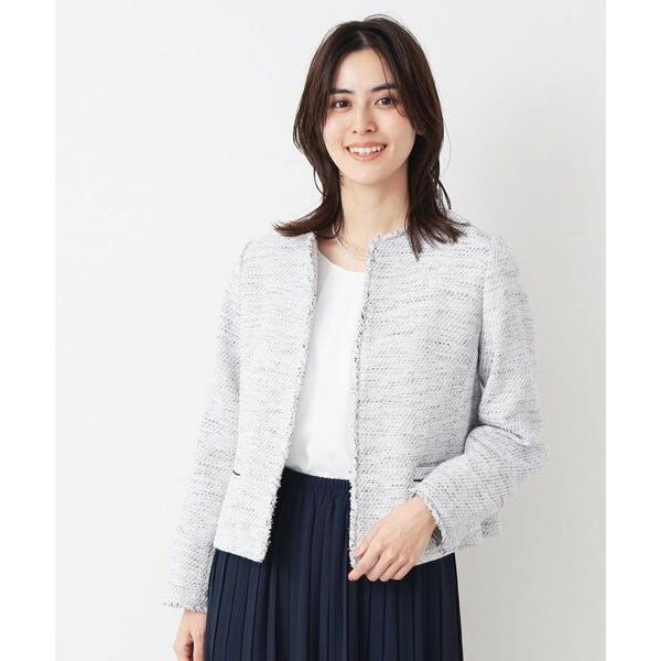 Dessin / デッサン 【入卒/セレモニー】ツイードクルーネックジャケット