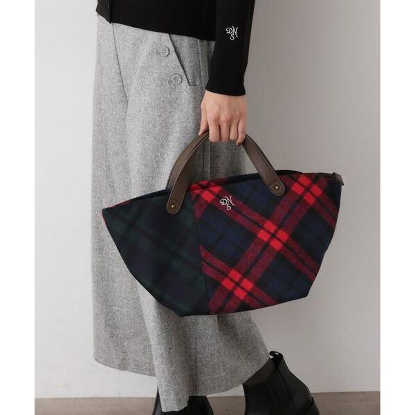Dessin / デッサン チェック柄ボートトートバッグ