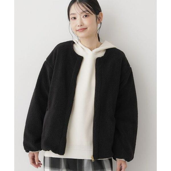 Dessin / デッサン 【2WAY】リバーシブルタフタボアアウター