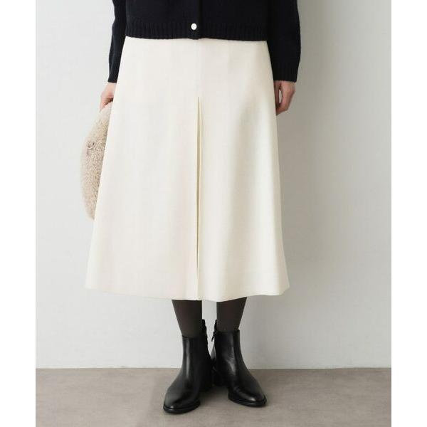 Dessin / デッサン メルトンジャージボックスタックスカート