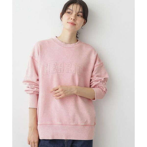 Dessin / デッサン 【ユニセックス/洗える】ケミカルウォッシュ裏毛トレーナー