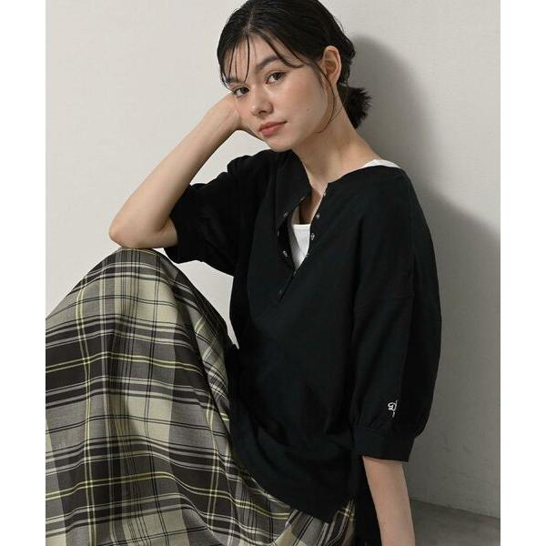 Dessin / デッサン 【360度可愛い/前後2WAY/洗える】ライトコットンヘンリーカットソー