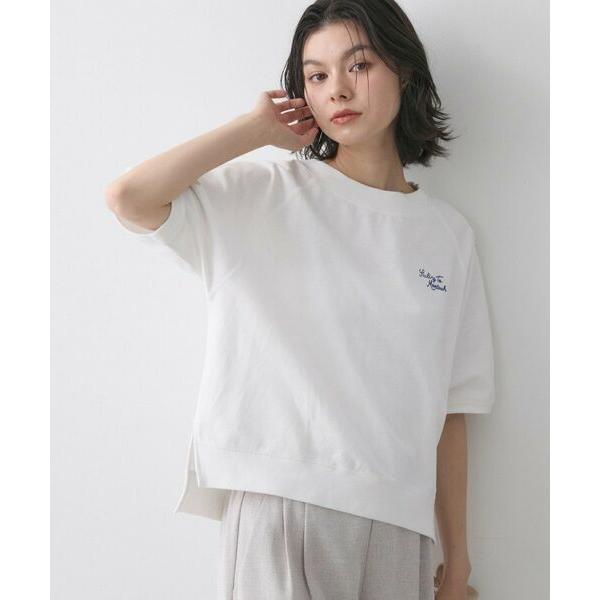 Dessin / デッサン 【洗える】ミニ裏毛刺繍ロゴプルオーバー