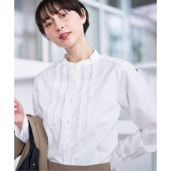 Dessin / デッサン 【入卒/セレモニー/洗える】フロントフリルネックブラウス