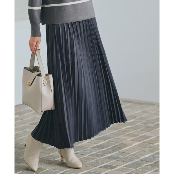 grove / グローブ スウェーディサテンプリーツスカート