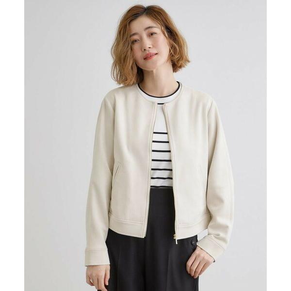 grove / グローブ スエードライクノーカラージャケット