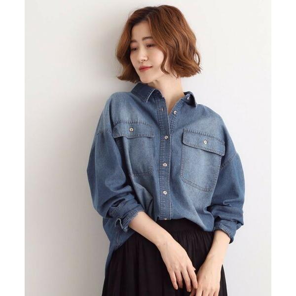 grove / グローブ 【選べる着丈】オーバーサイズデニムシャツ