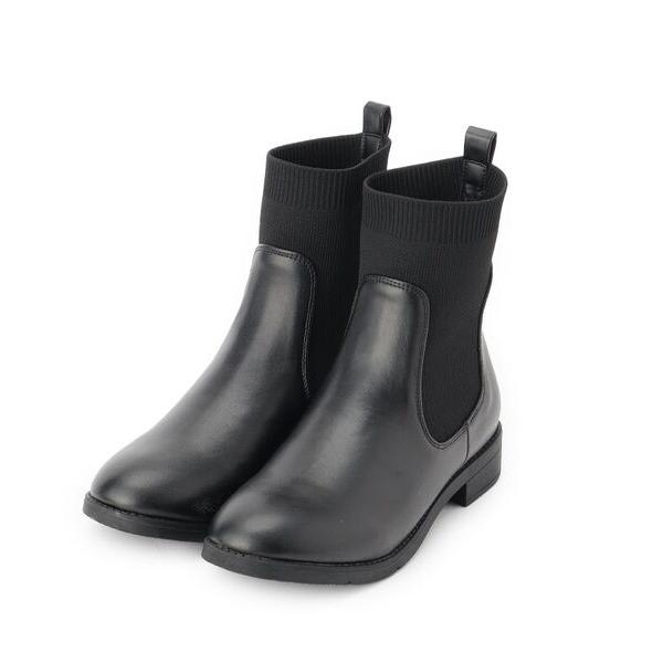 grove / グローブ 【人間工学/履き心地らくちん】ニットコンビブーツ