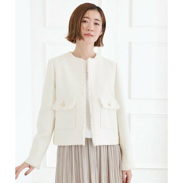 grove / グローブ 【ハレの日・通勤】着回しできる上品ツイードジャケット