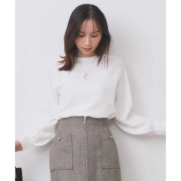 index / インデックス ラメガーター編みボートネックニット【洗濯機OK】《8col/XS〜LL...