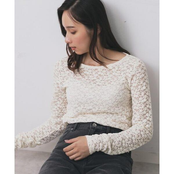 index / インデックス モールレースシアートップス【洗濯機OK】