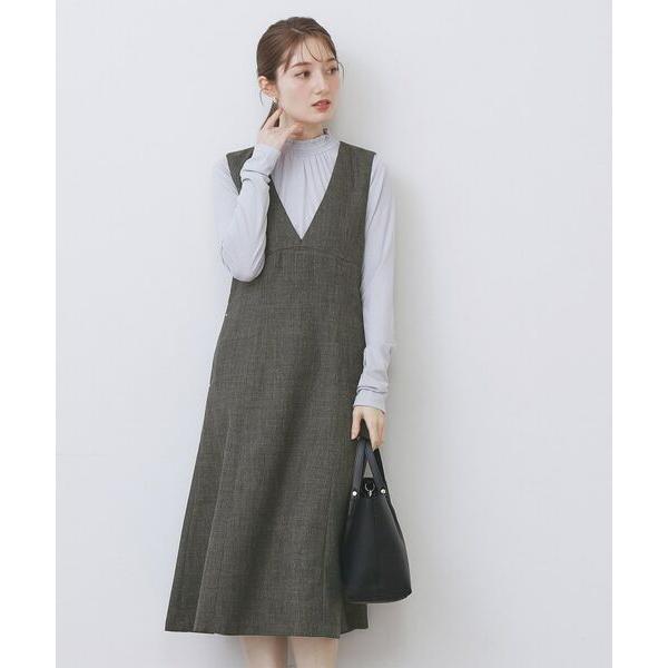 index / インデックス ヴィンテージツイードジャンスカ【洗濯機OK/防シワ】