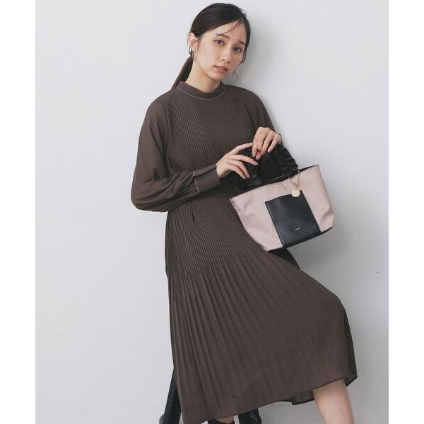 index / インデックス 《5色展開/S-3Lサイズ》プリーツフレアワンピース【洗濯機OK/防シ...