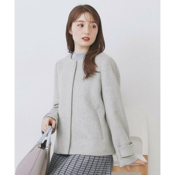 index / インデックス ノーカラーショートコート