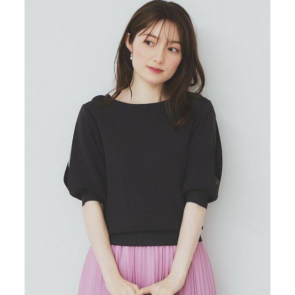 index / インデックス 《6色展開／XS-LLサイズ》ドライタッチ デザインスリーブニット【洗...